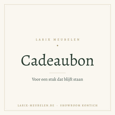 Cadeaubon Larix Meubelen