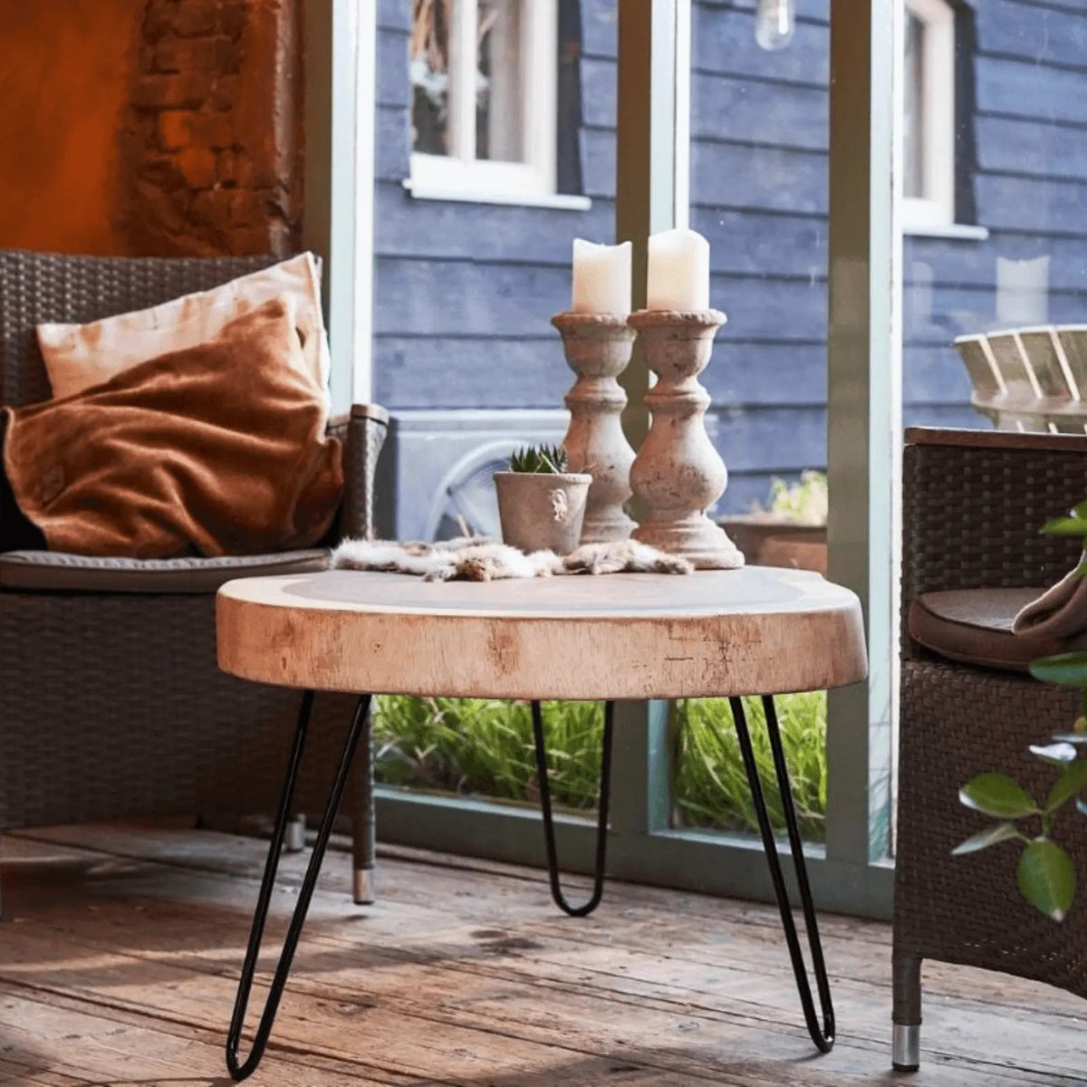 Vijf unieke mogelijkheden met een ronde houten salontafel - Larix-Meubelen.be