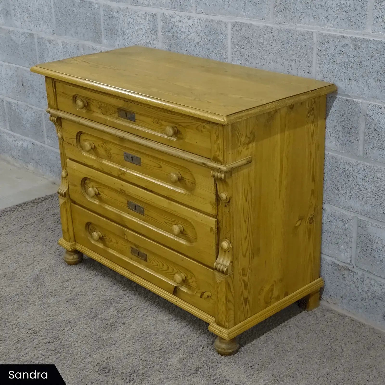 Antieke grenen ladenkast(en) - Larix - Meubelen.be