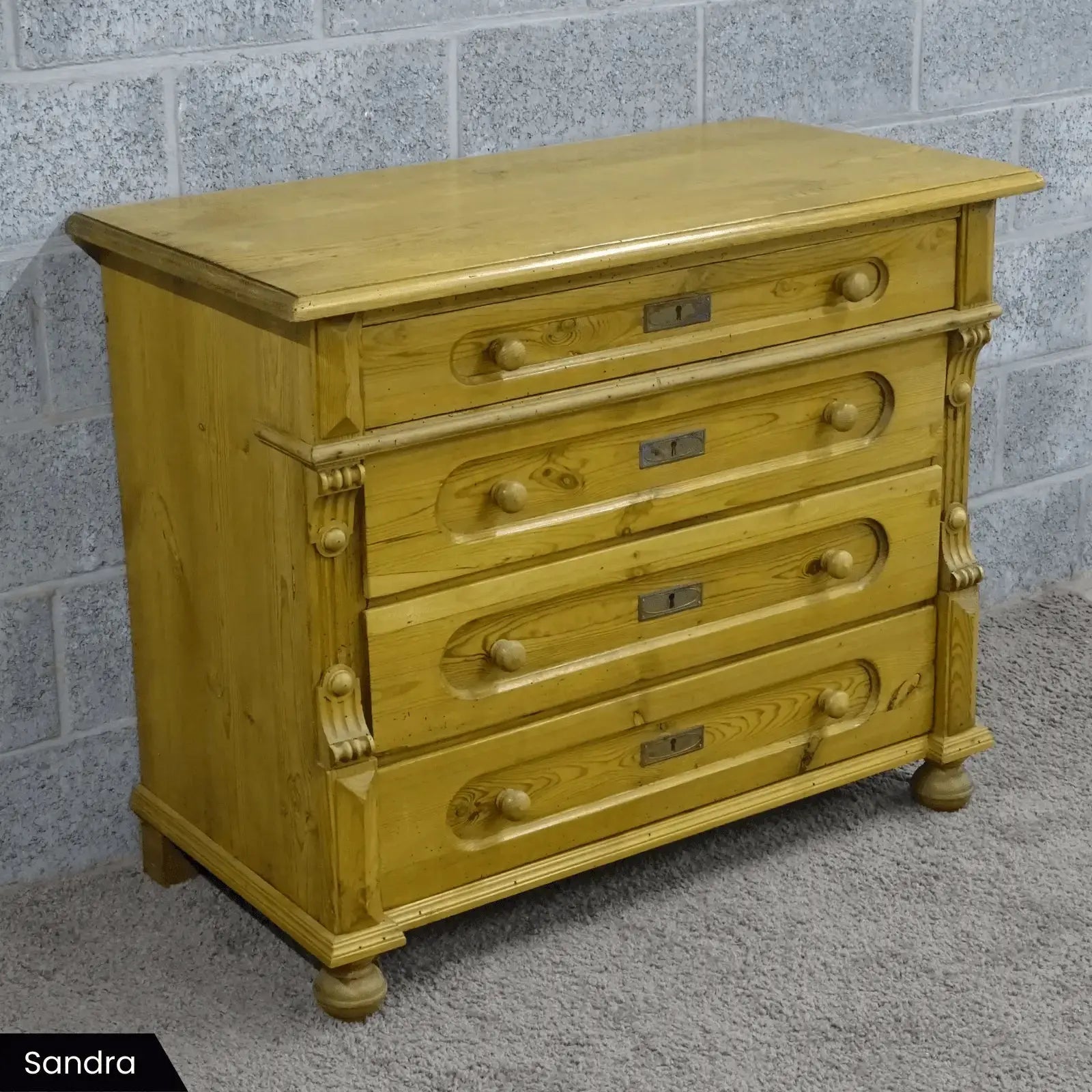 Antieke grenen ladenkast(en) - Larix - Meubelen.be