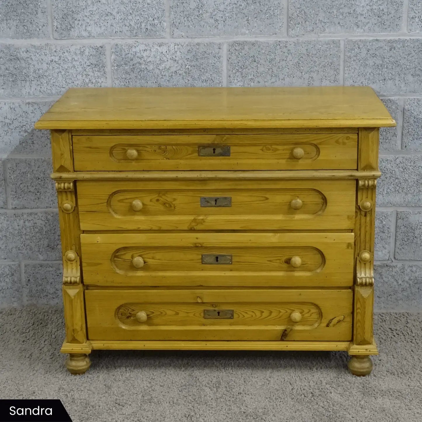 Antieke grenen ladenkast(en) - Larix - Meubelen.be