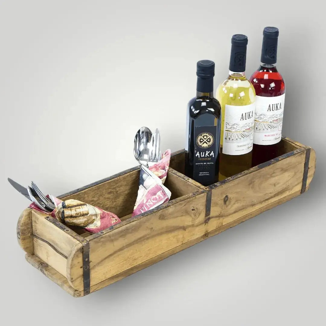 Antieke houten steenmal - Larix - Meubelen.be