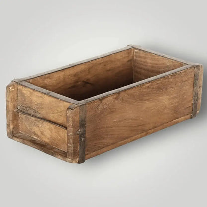 Antieke houten steenmal - Larix - Meubelen.be