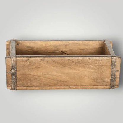 Antieke houten steenmal - Larix - Meubelen.be