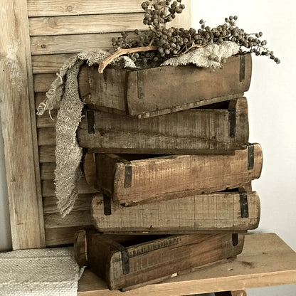 Antieke houten steenmal - Larix - Meubelen.be