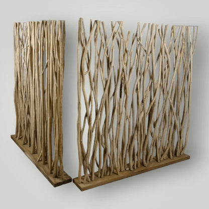 Bali - Breeze jungle wall (Suar houten kamerscherm) - Larix - Meubelen.be