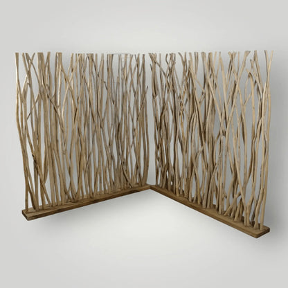 Bali - Breeze jungle wall (Suar houten kamerscherm) - Larix - Meubelen.be