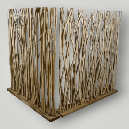 Bali - Breeze jungle wall (Suar houten kamerscherm) - Larix - Meubelen.be