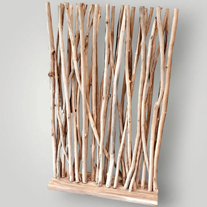 Bali - Breeze jungle wall (Suar houten kamerscherm) - Larix - Meubelen.be