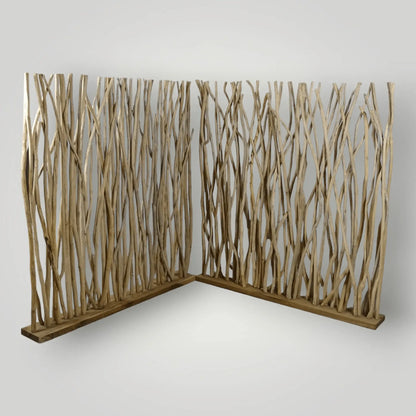 Bali - Breeze jungle wall (Suar houten kamerscherm) - Larix - Meubelen.be