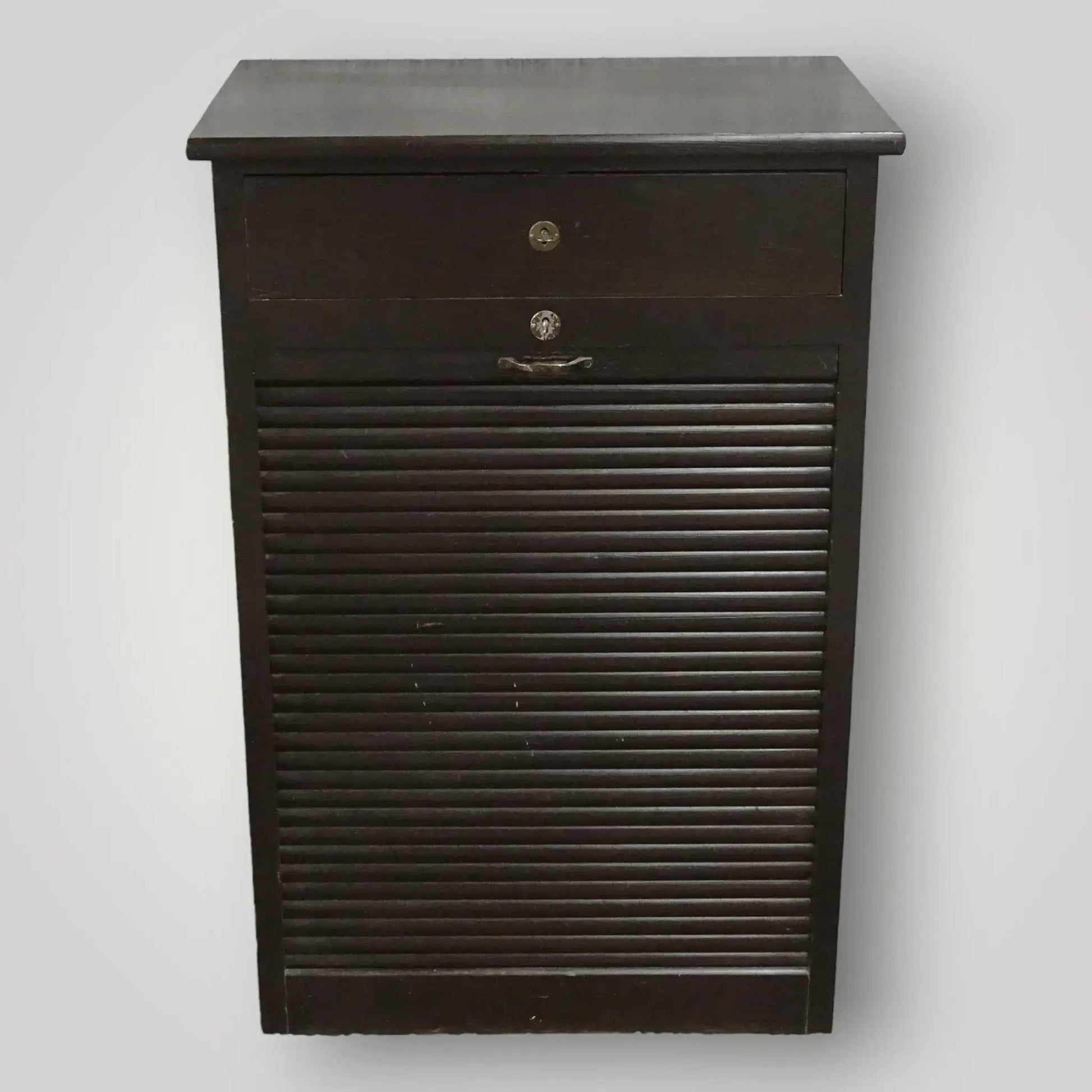 Houten vintage rolluikkast - Larix - Meubelen.be