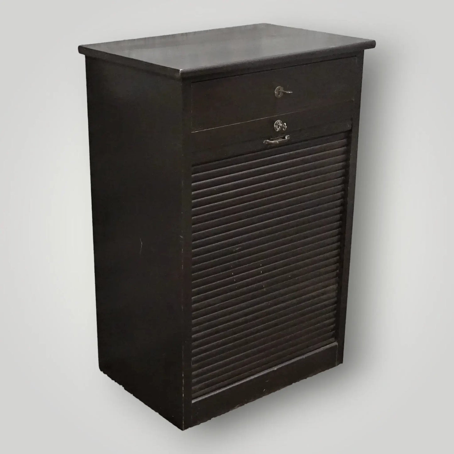 Houten vintage rolluikkast - Larix - Meubelen.be