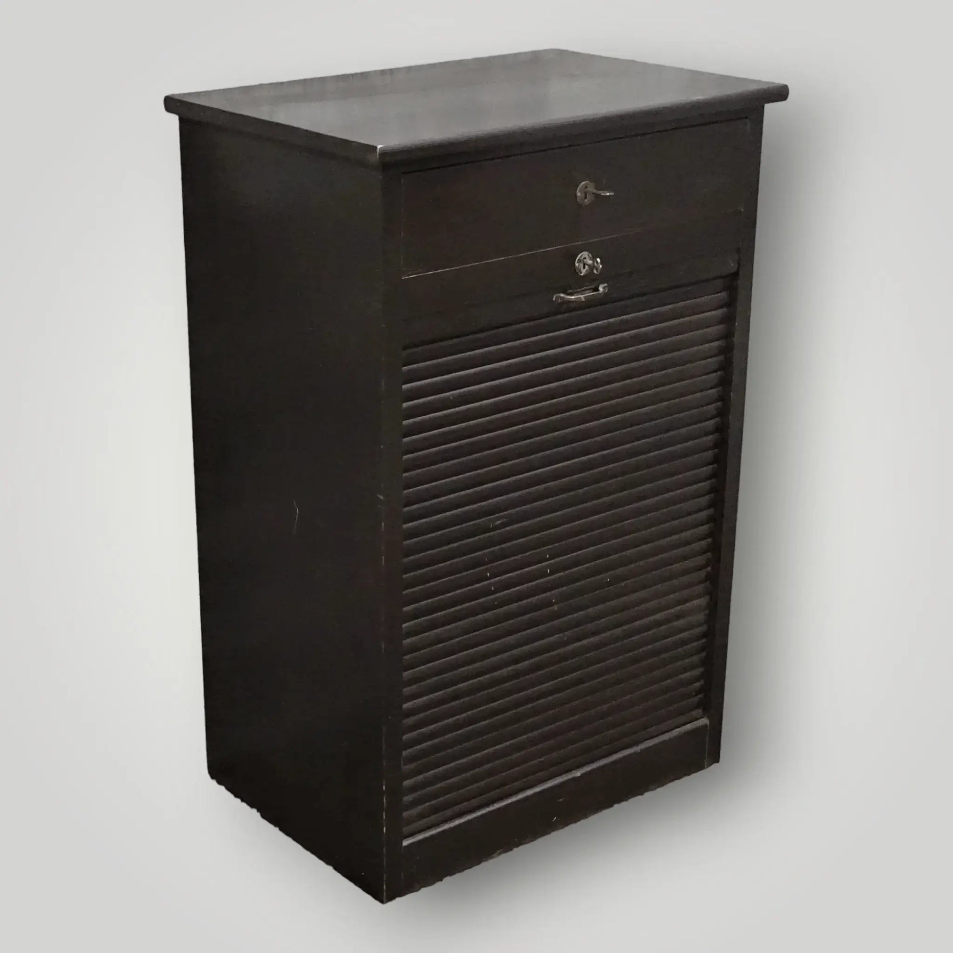 Houten vintage rolluikkast - Larix - Meubelen.be