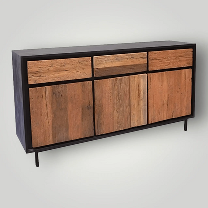 Industriële dressoir Anayah collectie - Larix - Meubelen.be