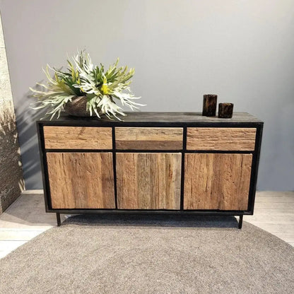 Industriële dressoir Anayah collectie - Larix - Meubelen.be