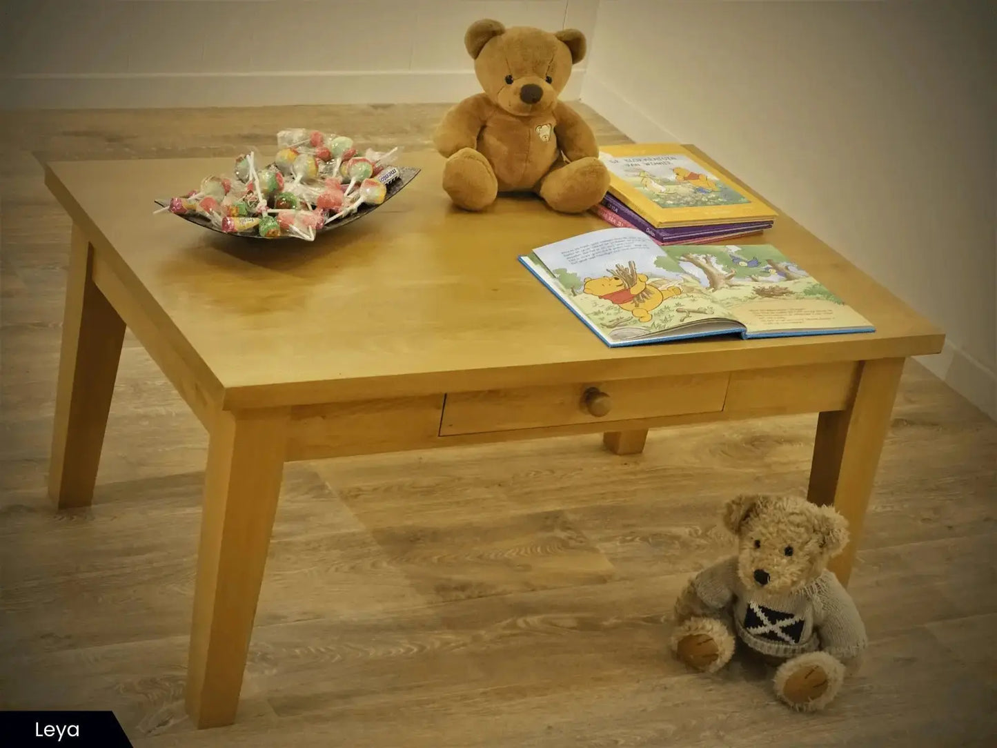 Landelijke old - look salontafel(s) op maat - Larix - Meubelen.be