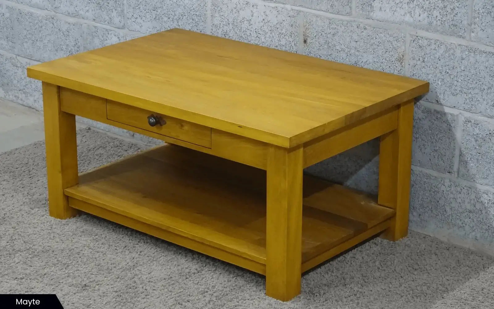 Landelijke old - look salontafel(s) op maat - Larix - Meubelen.be