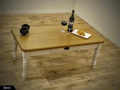 Landelijke old - look salontafel(s) op maat - Larix - Meubelen.be