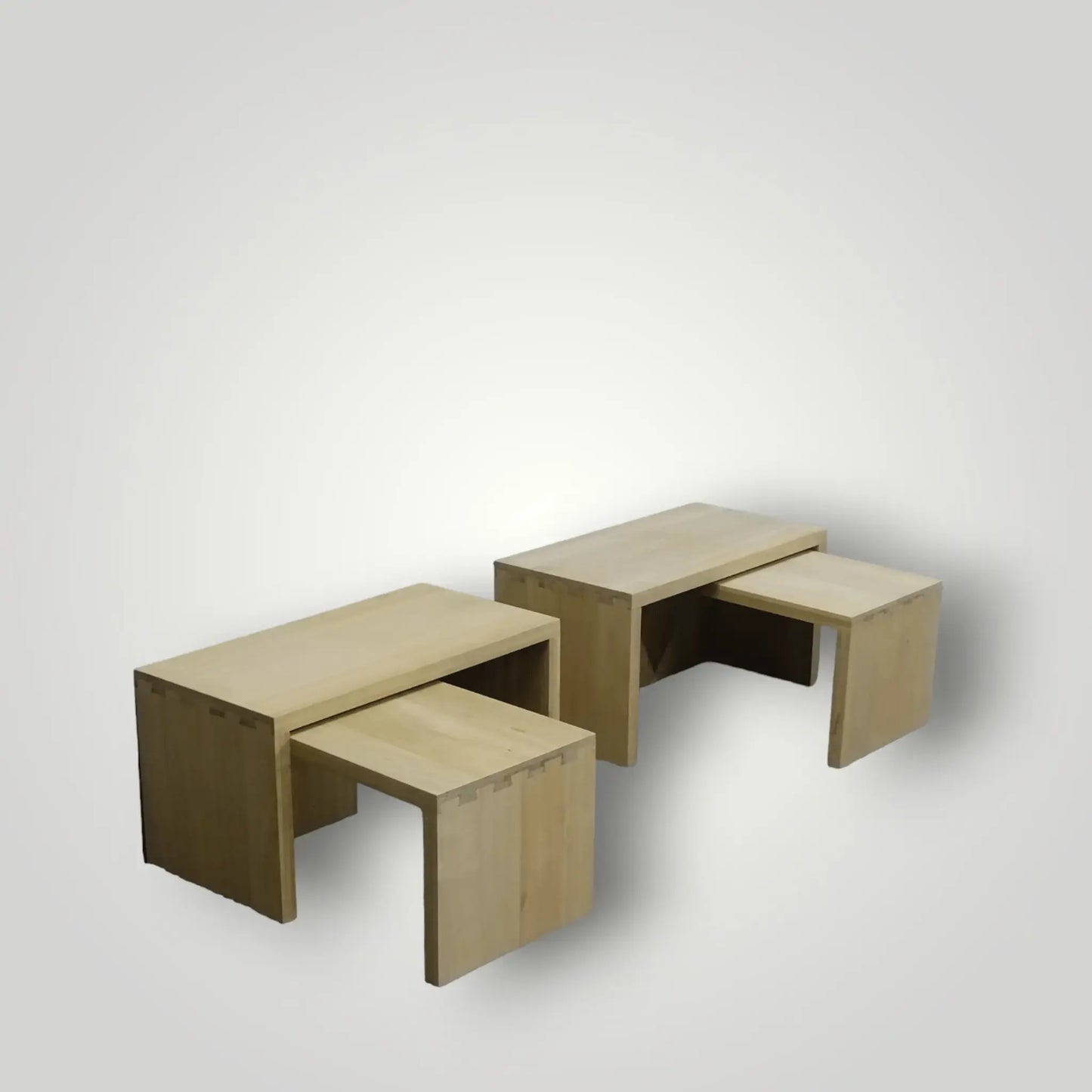 Landelijke old - look salontafel(s) op maat - Larix - Meubelen.be