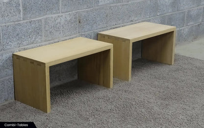 Landelijke old - look salontafel(s) op maat - Larix - Meubelen.be