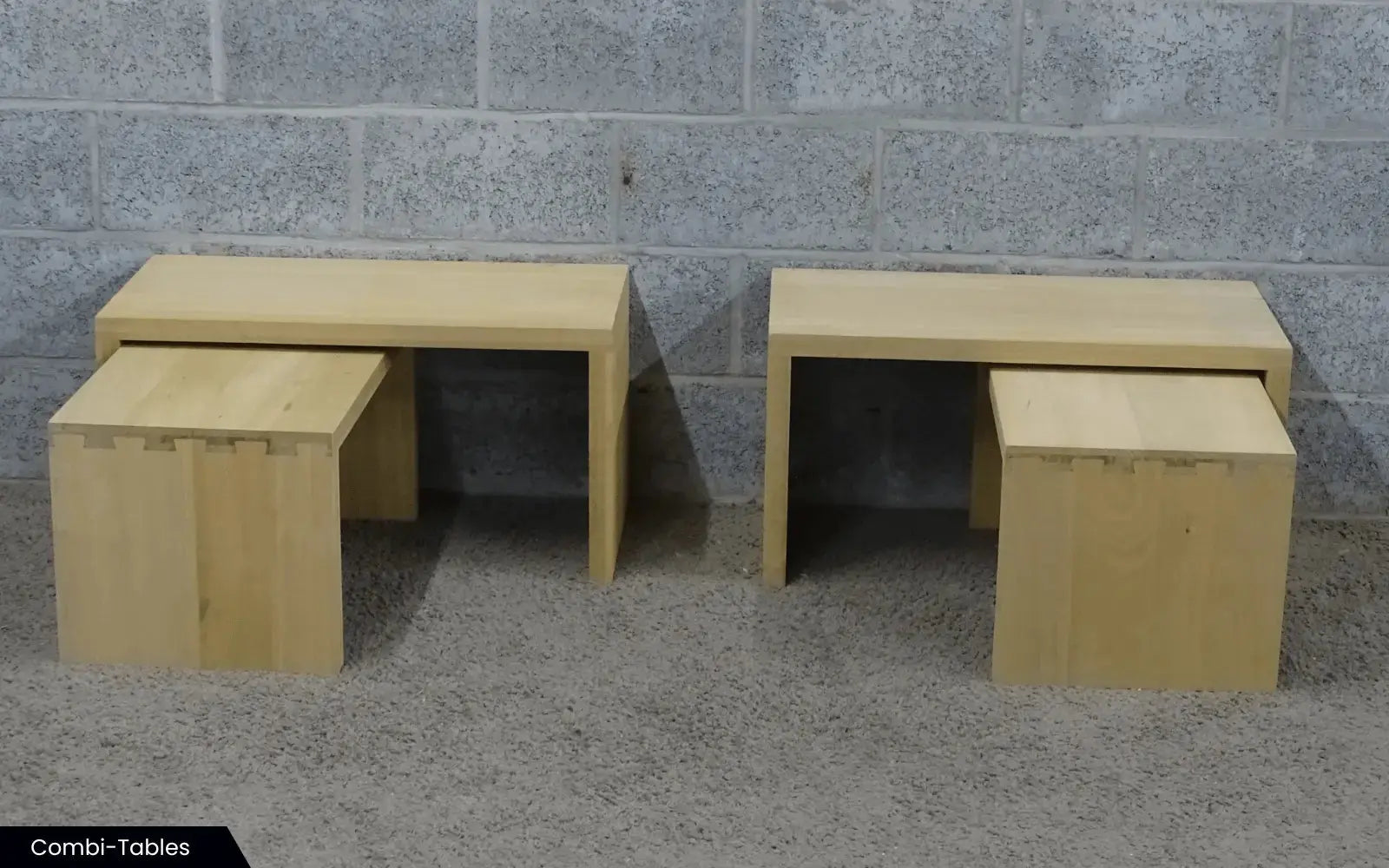 Landelijke old - look salontafel(s) op maat - Larix - Meubelen.be