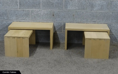 Landelijke old - look salontafel(s) op maat - Larix - Meubelen.be