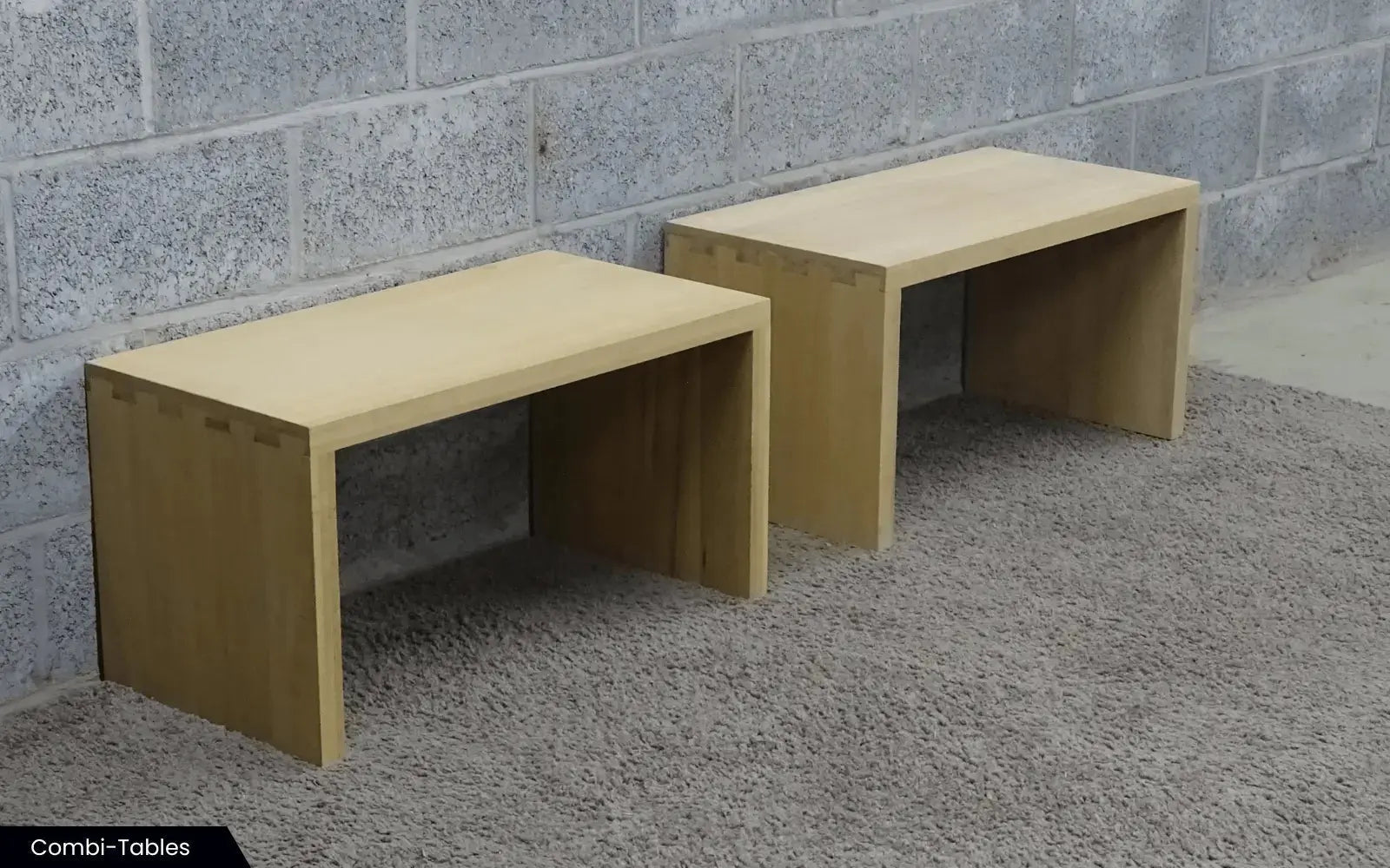 Landelijke old - look salontafel(s) op maat - Larix - Meubelen.be