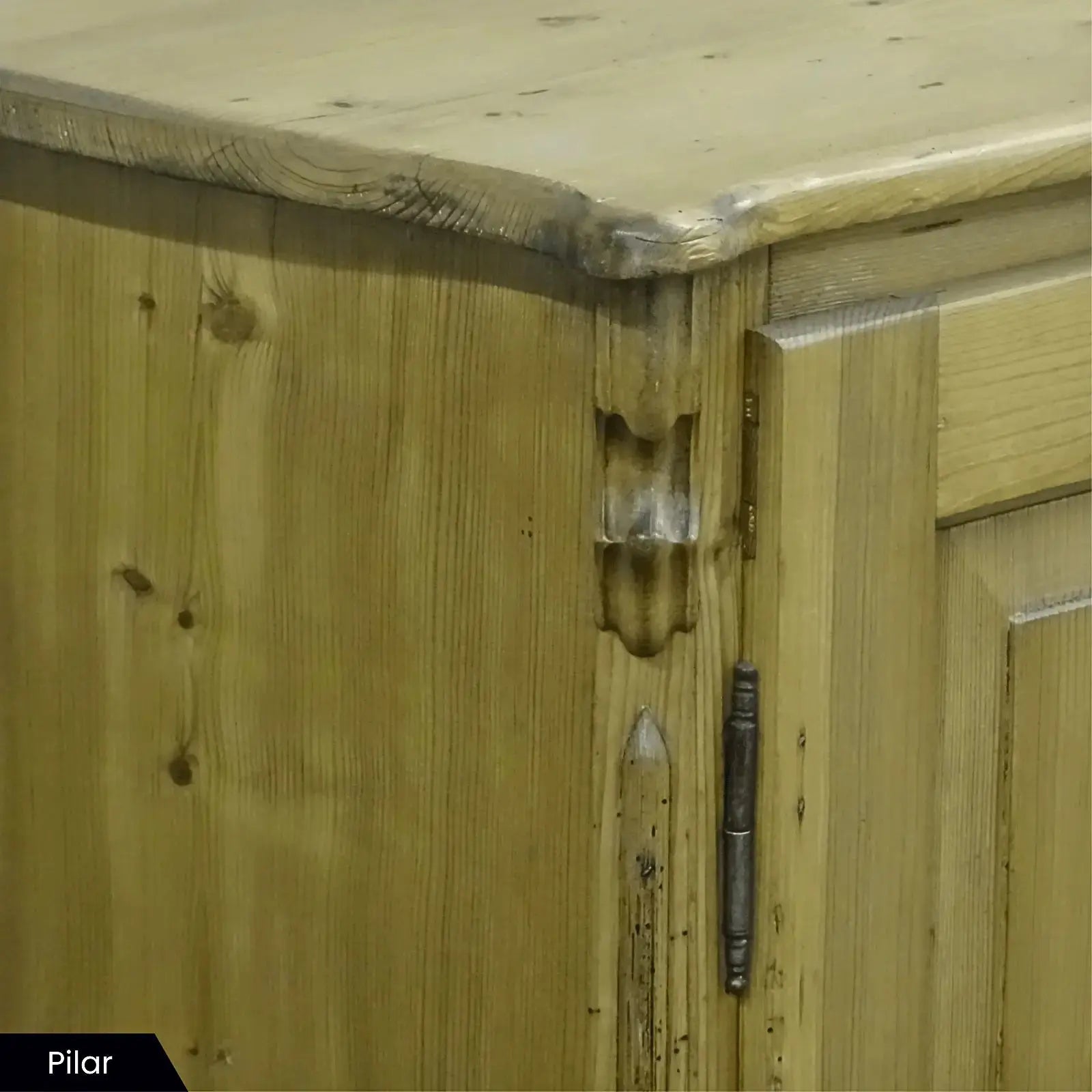 Old pine bijzetkastje(s) - Larix - Meubelen.be