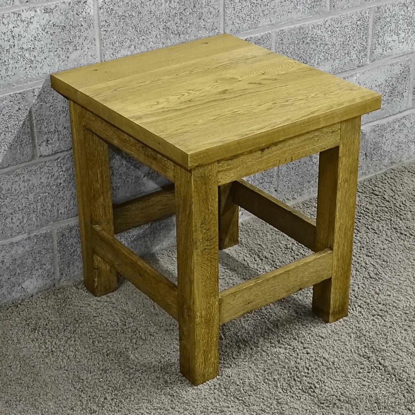 Oud Eiken salontafel - Larix - Meubelen.be