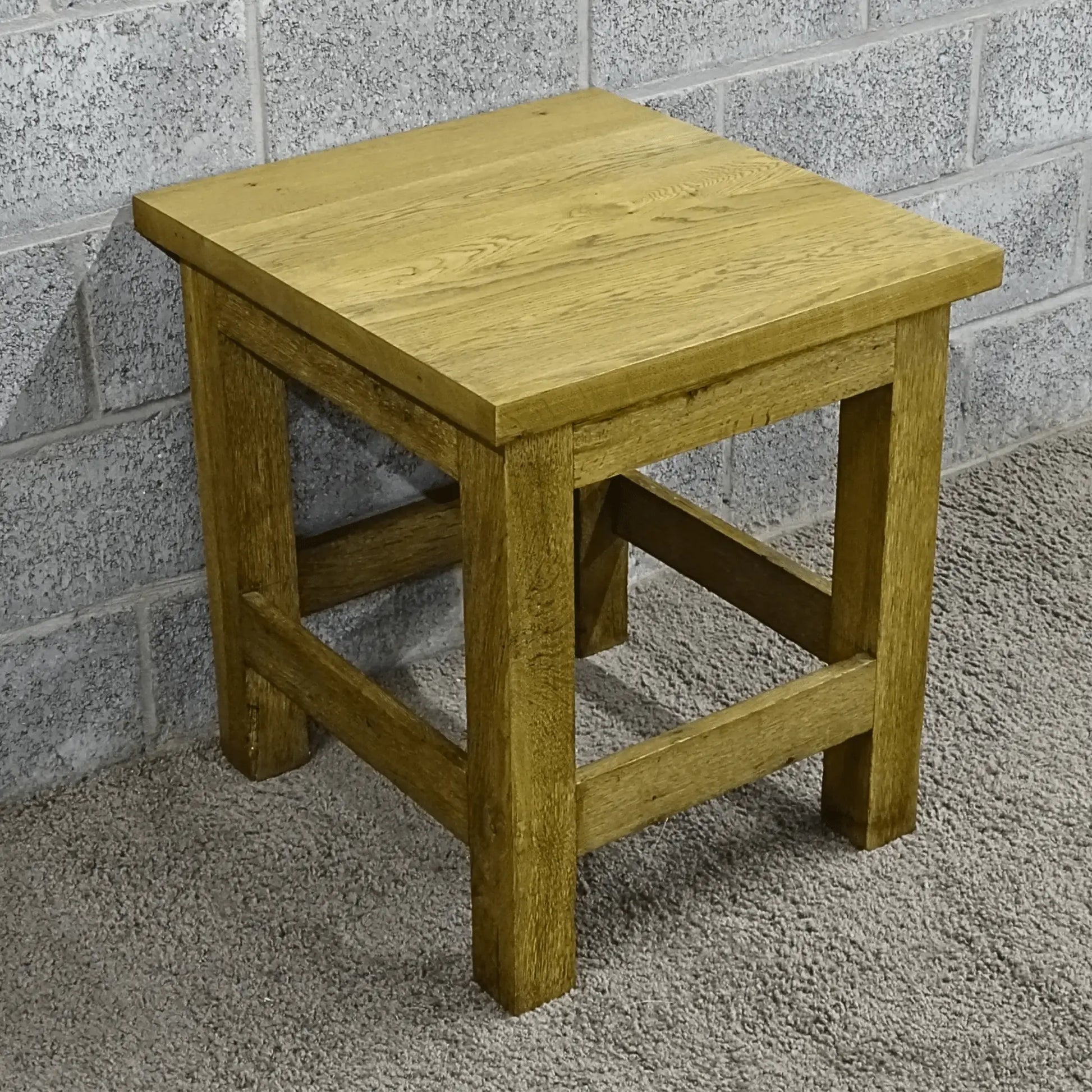 Oud Eiken salontafel - Larix - Meubelen.be