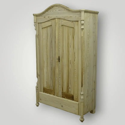 Oud grenen garderobekasten voor in de hal - Larix - Meubelen.be