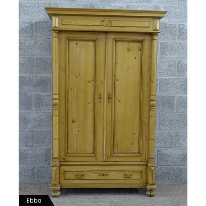 Oud grenen garderobekasten voor in de hal - Larix - Meubelen.be