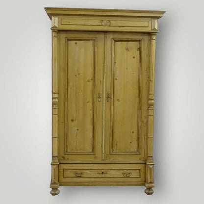 Oud grenen garderobekasten voor in de hal - Larix - Meubelen.be