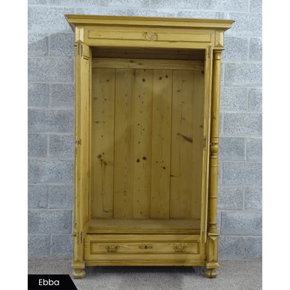 Oud grenen garderobekasten voor in de hal - Larix - Meubelen.be
