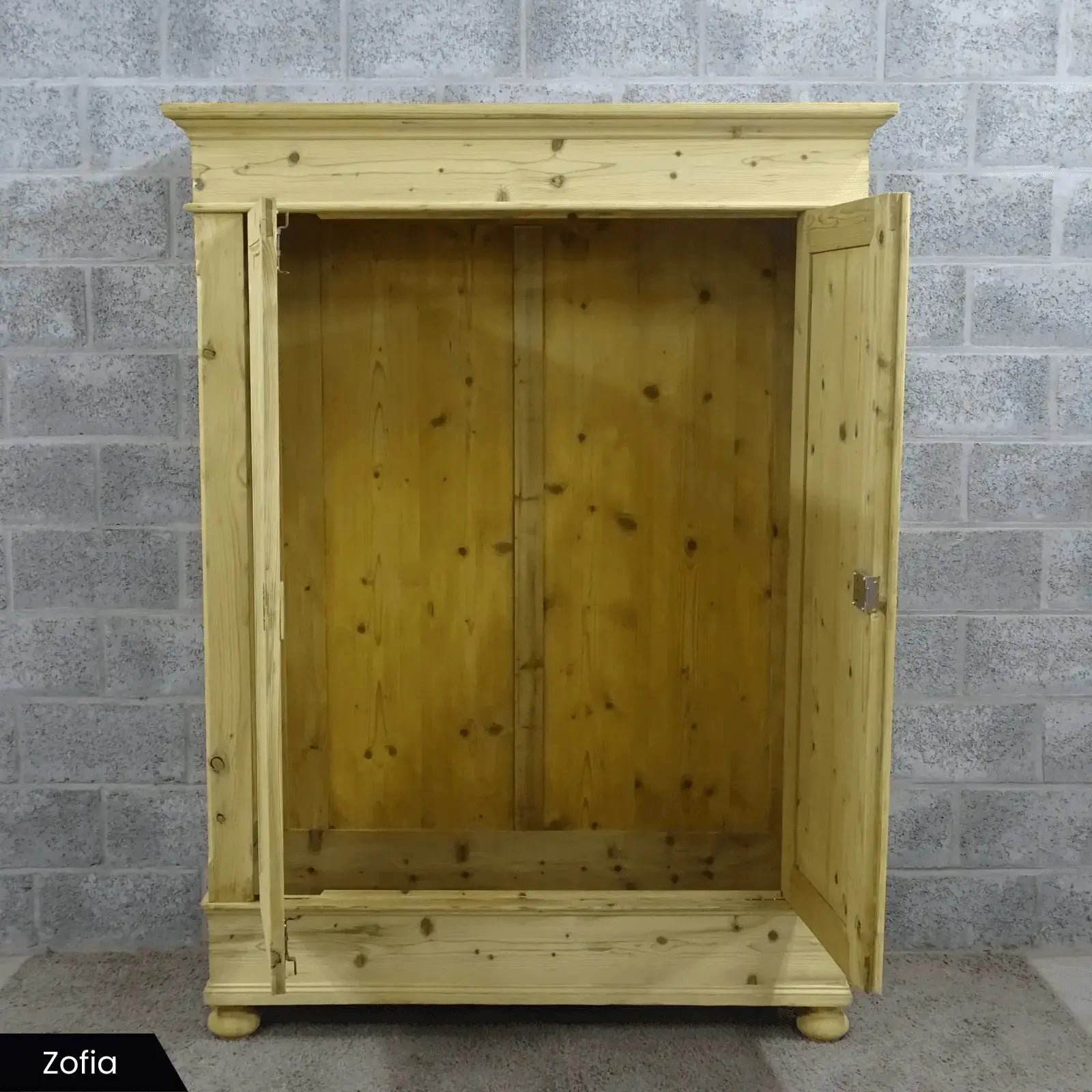 Oud grenen kledingkast(en) volledig demonteerbaar - Larix - Meubelen.be