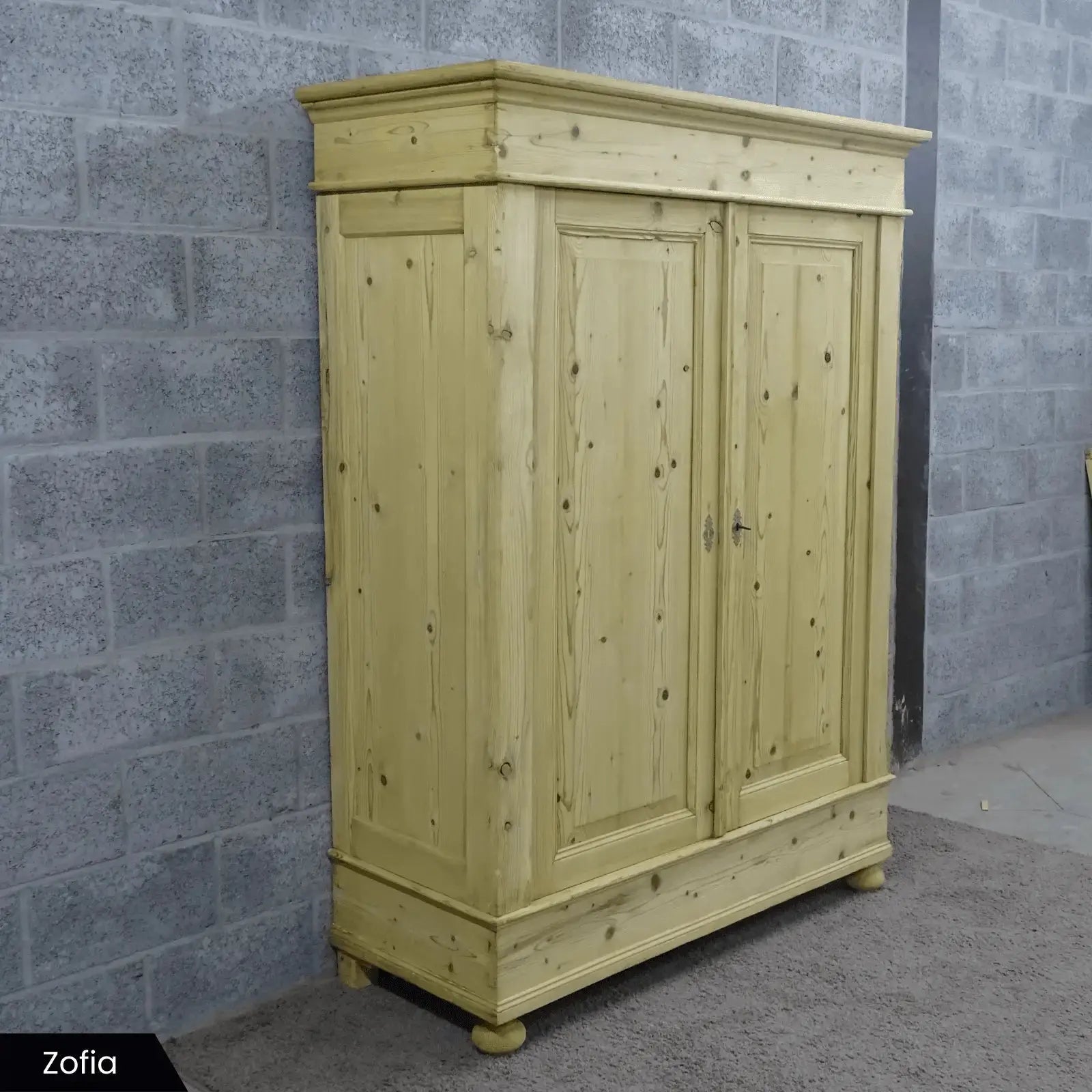 Oud grenen kledingkast(en) volledig demonteerbaar - Larix - Meubelen.be