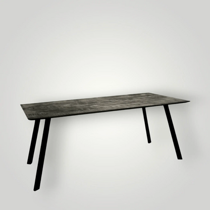 Rechte industriële eettafels uit de Berlin collectie - Larix - Meubelen.be