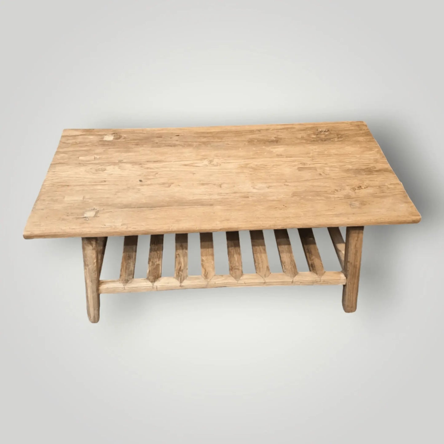 Recycled teakhouten salontafel uit de blora collectie 150 cm breed - Larix - Meubelen.be
