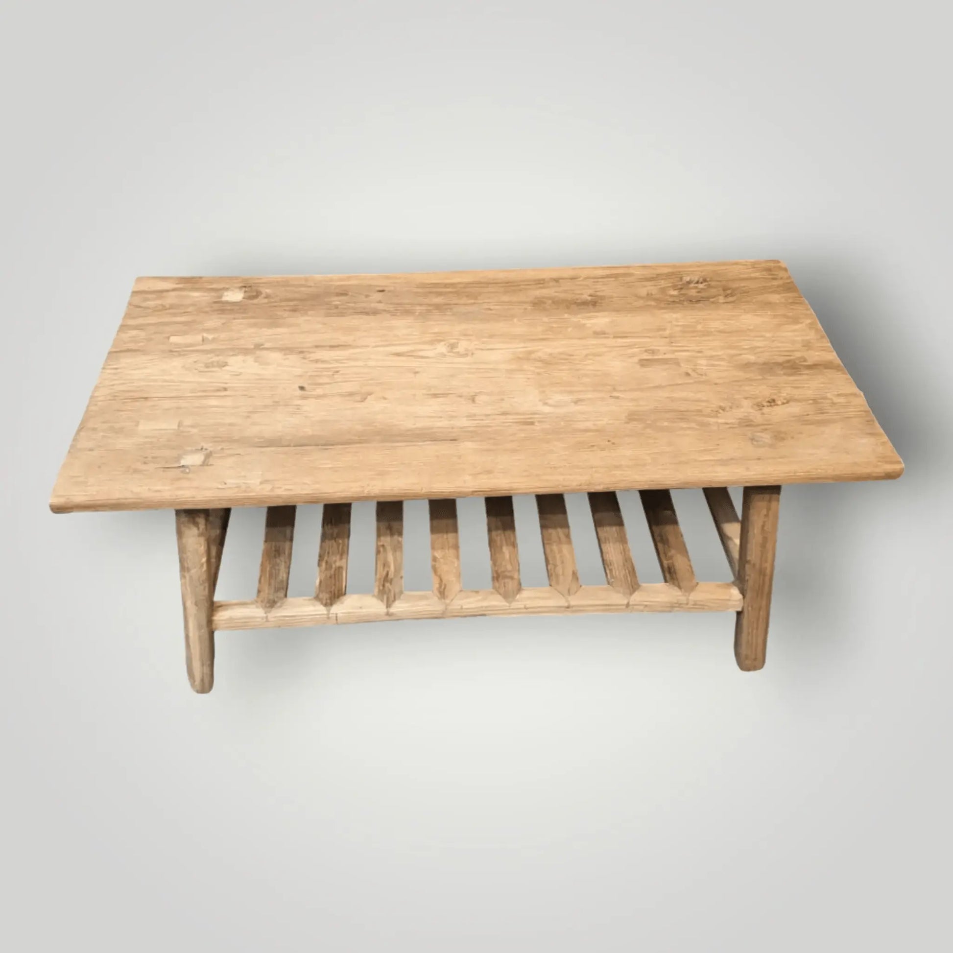 Recycled teakhouten salontafel uit de blora collectie 150 cm breed - Larix - Meubelen.be