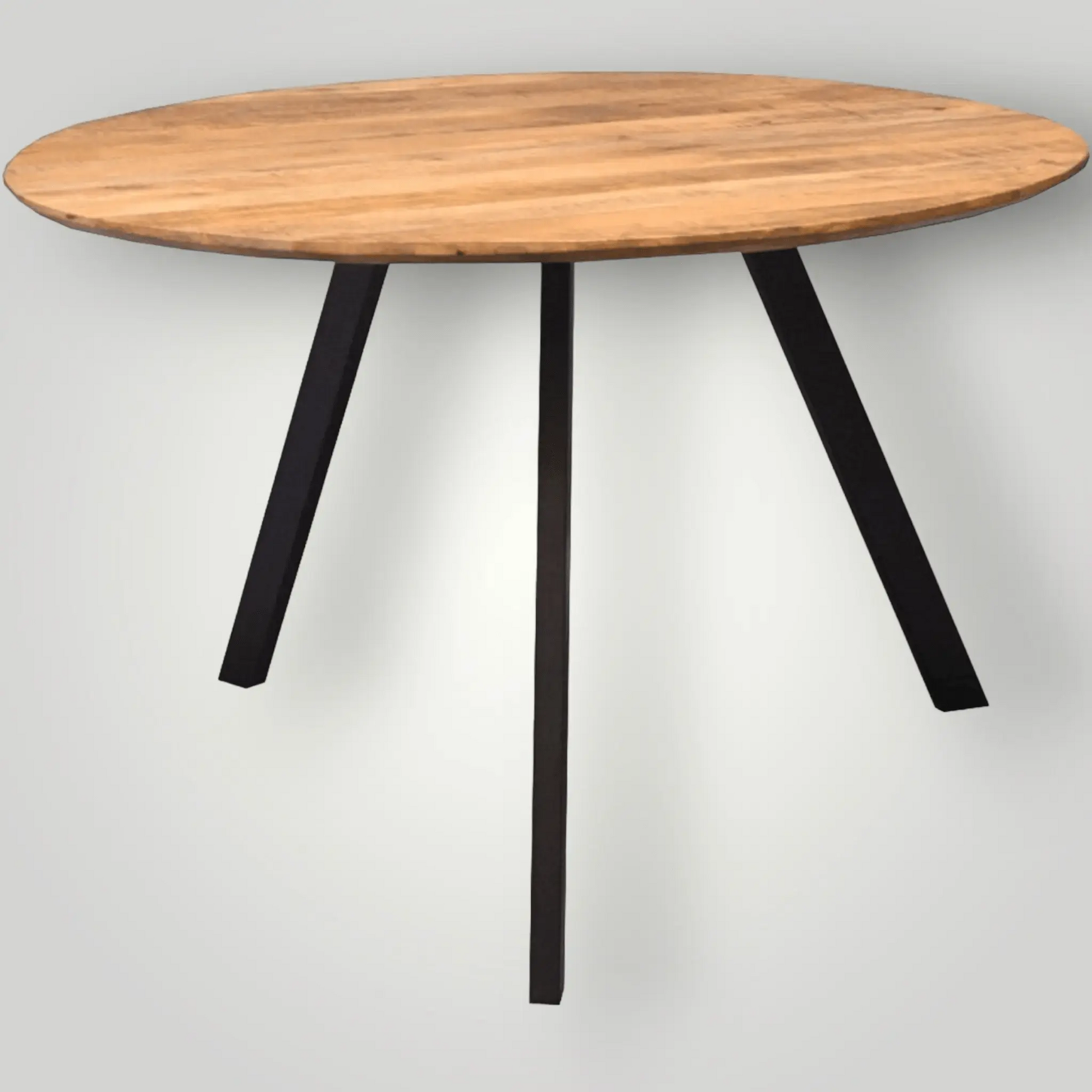 Ronde industriële eettafels uit de Berlin collectie - Larix - Meubelen.be