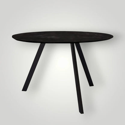 Ronde industriële eettafels uit de Berlin collectie - Larix - Meubelen.be