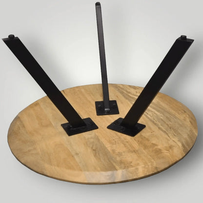 Ronde industriële eettafels uit de Berlin collectie - Larix - Meubelen.be