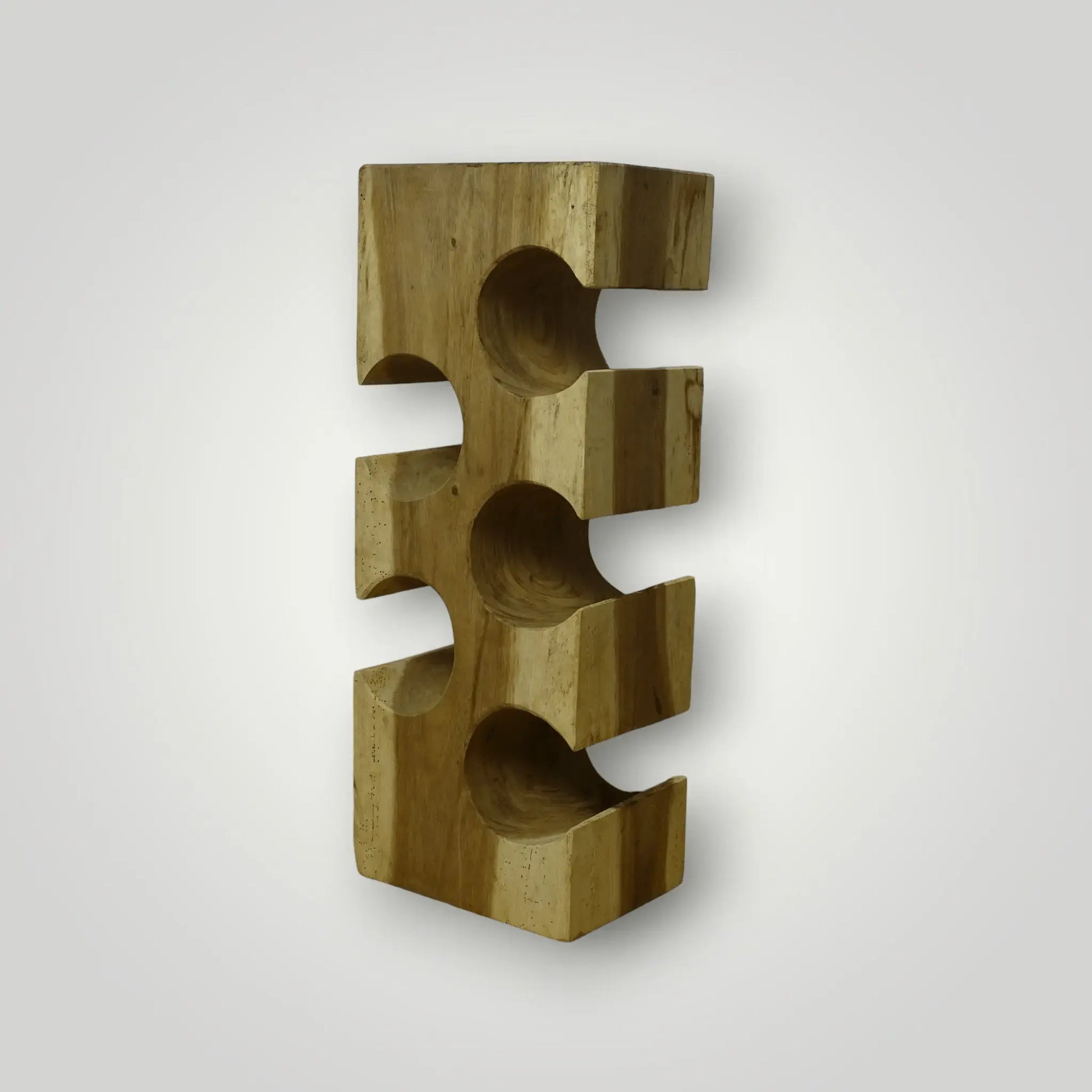 Suar Wall wijnrek 3+1 gratis - Larix - Meubelen.be