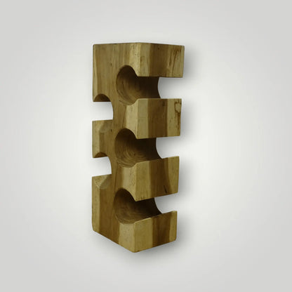 Suar Wall wijnrek 3+1 gratis - Larix - Meubelen.be