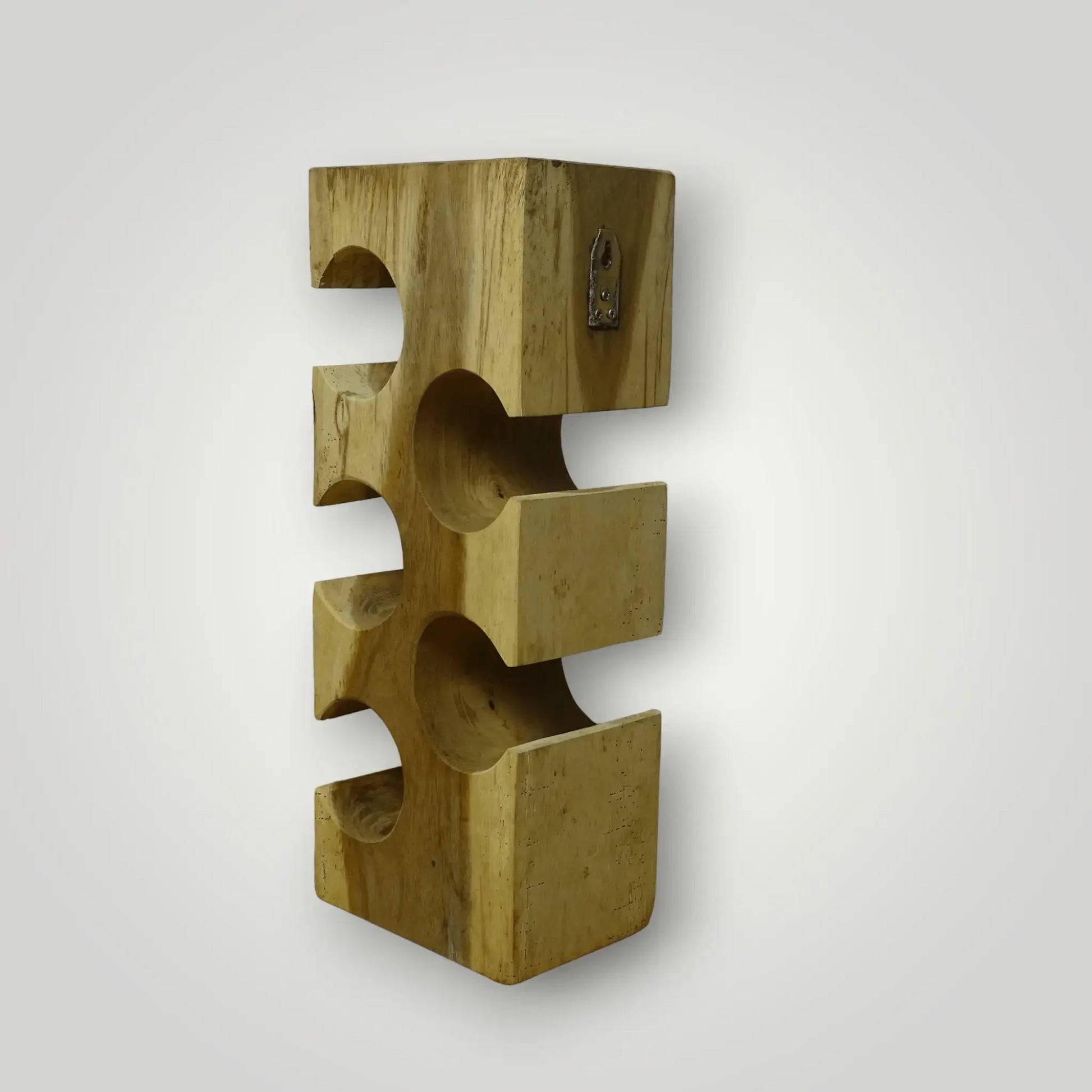 Suar Wall wijnrek 3+1 gratis - Larix - Meubelen.be