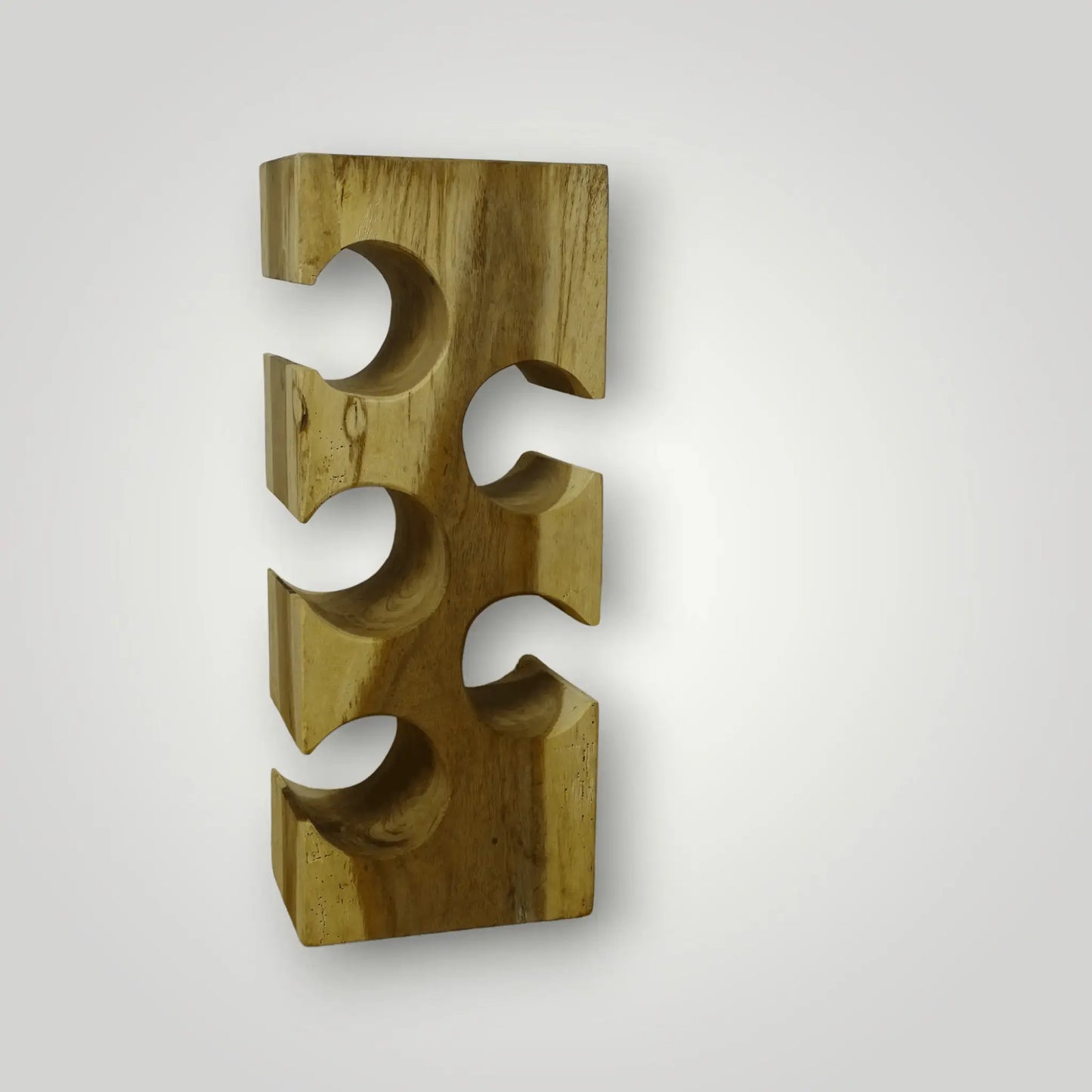 Suar Wall wijnrek 3+1 gratis - Larix - Meubelen.be