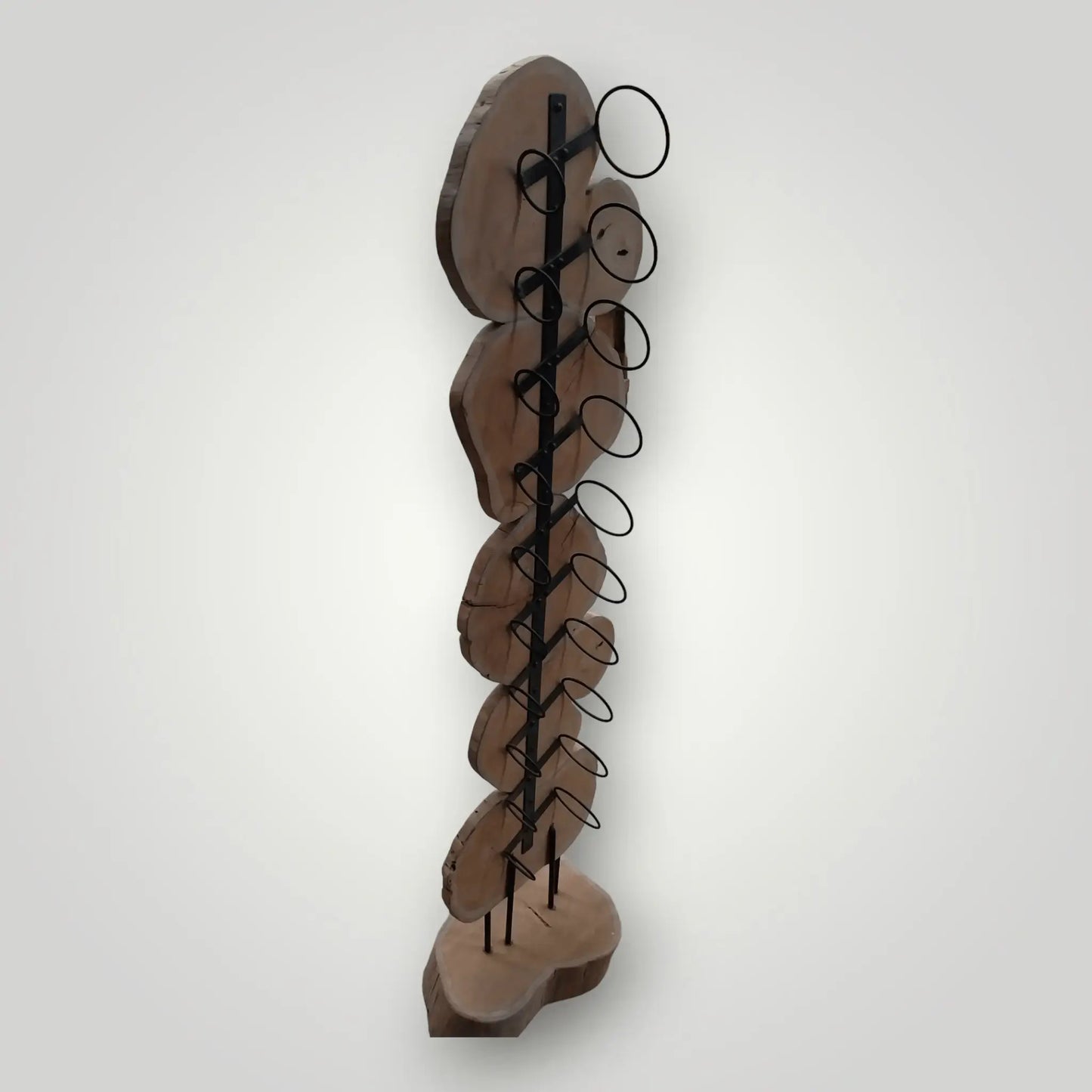 Suar houten staande wijnrek(ken) - Larix - Meubelen.be