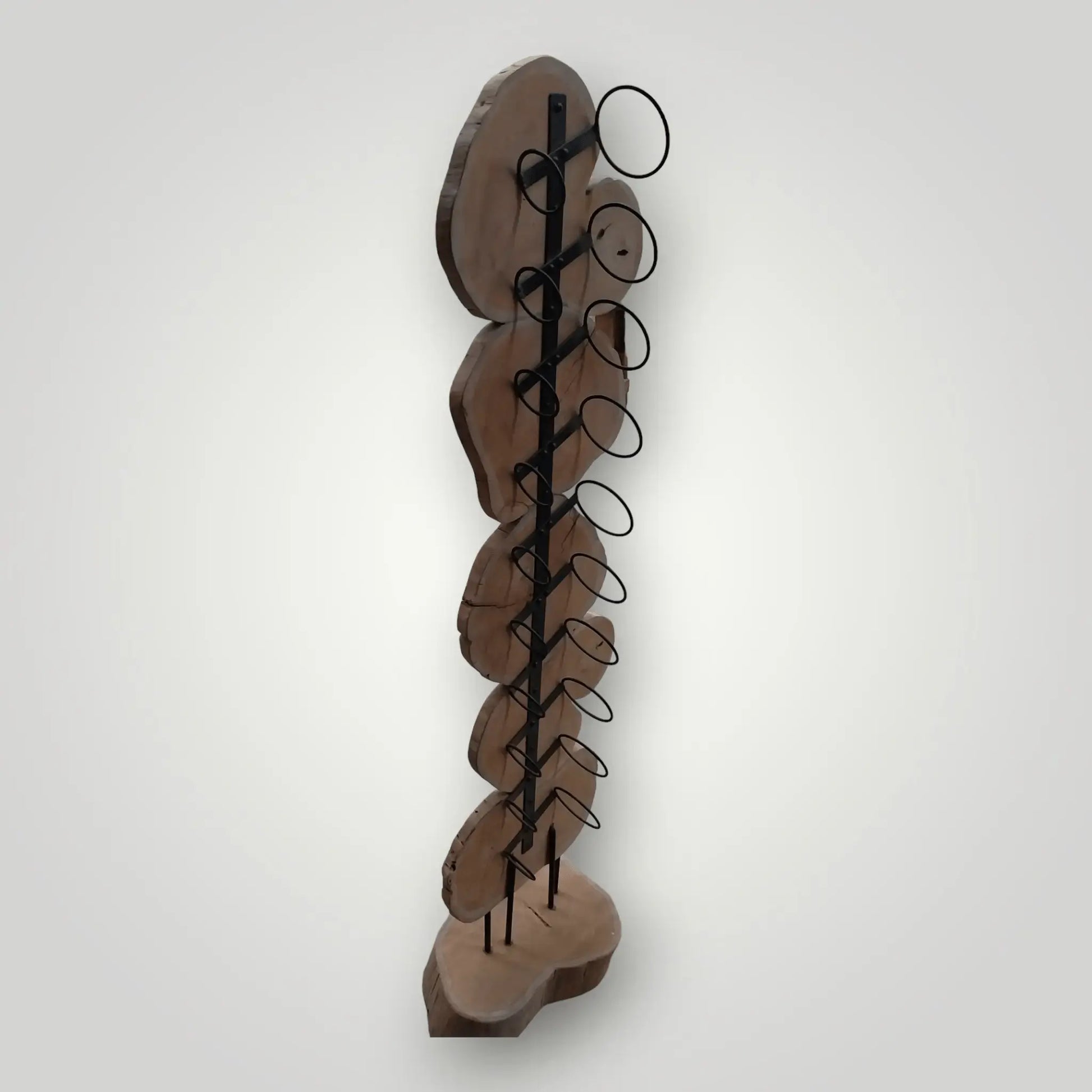 Suar houten staande wijnrek(ken) - Larix - Meubelen.be