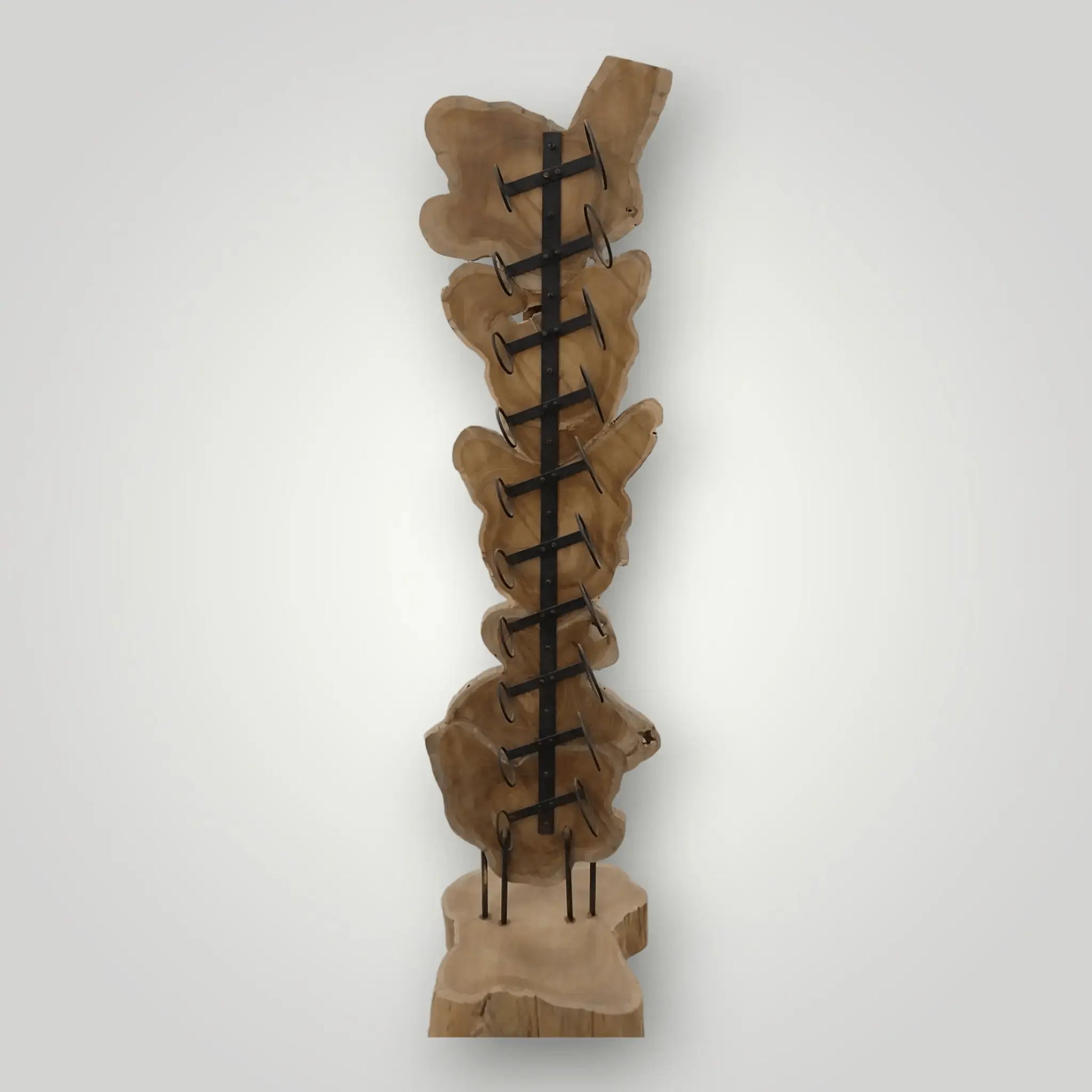 Suar houten staande wijnrek(ken) - Larix - Meubelen.be