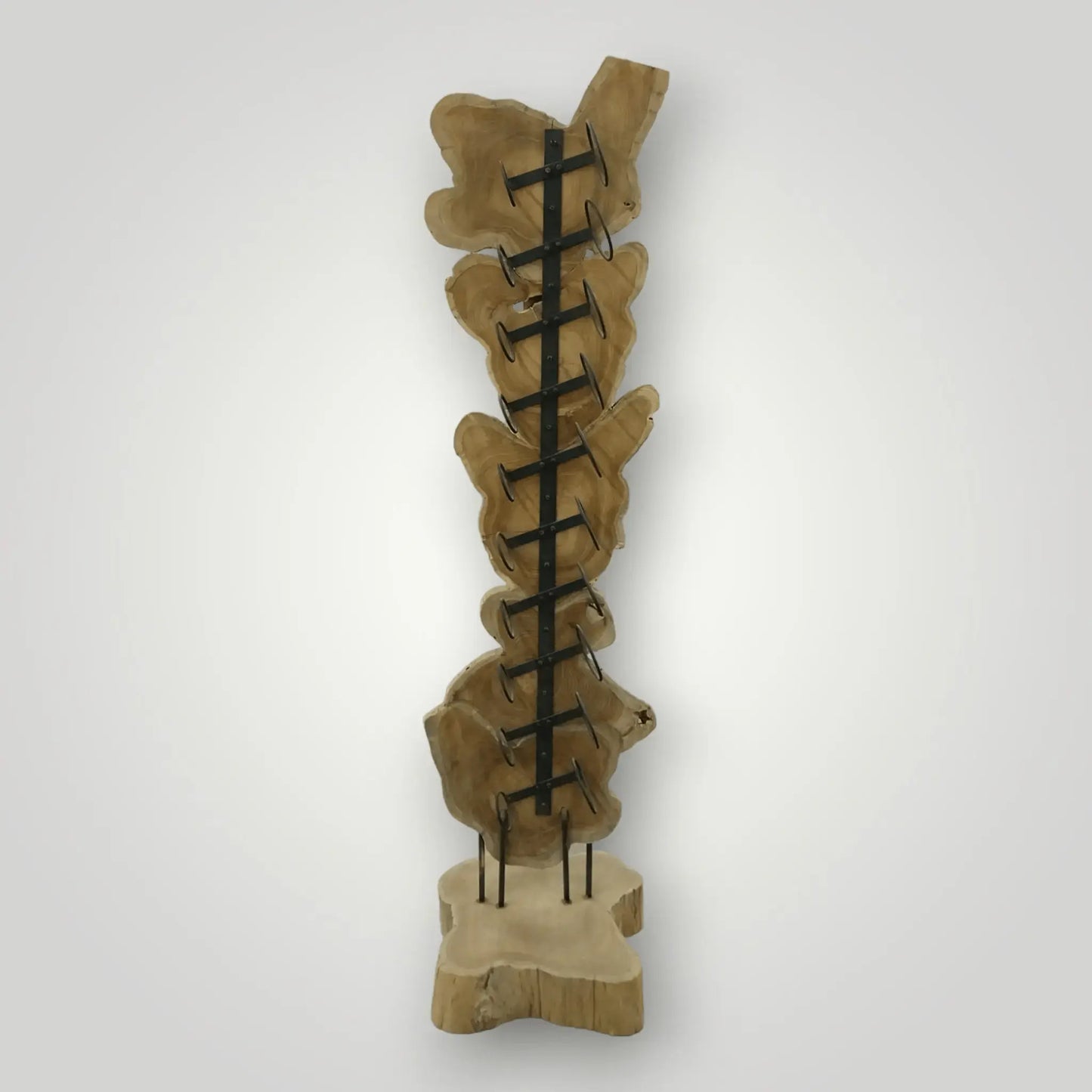 Suar houten staande wijnrek(ken) - Larix - Meubelen.be